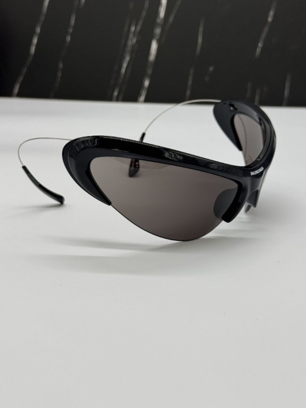 NEW BALENCIAGA BB0232S 001 BLACK UNISEX SUNGLASSES BALENCIAGA EYEWEAR - Picture 13 of 16